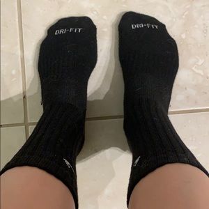 Nike black socks